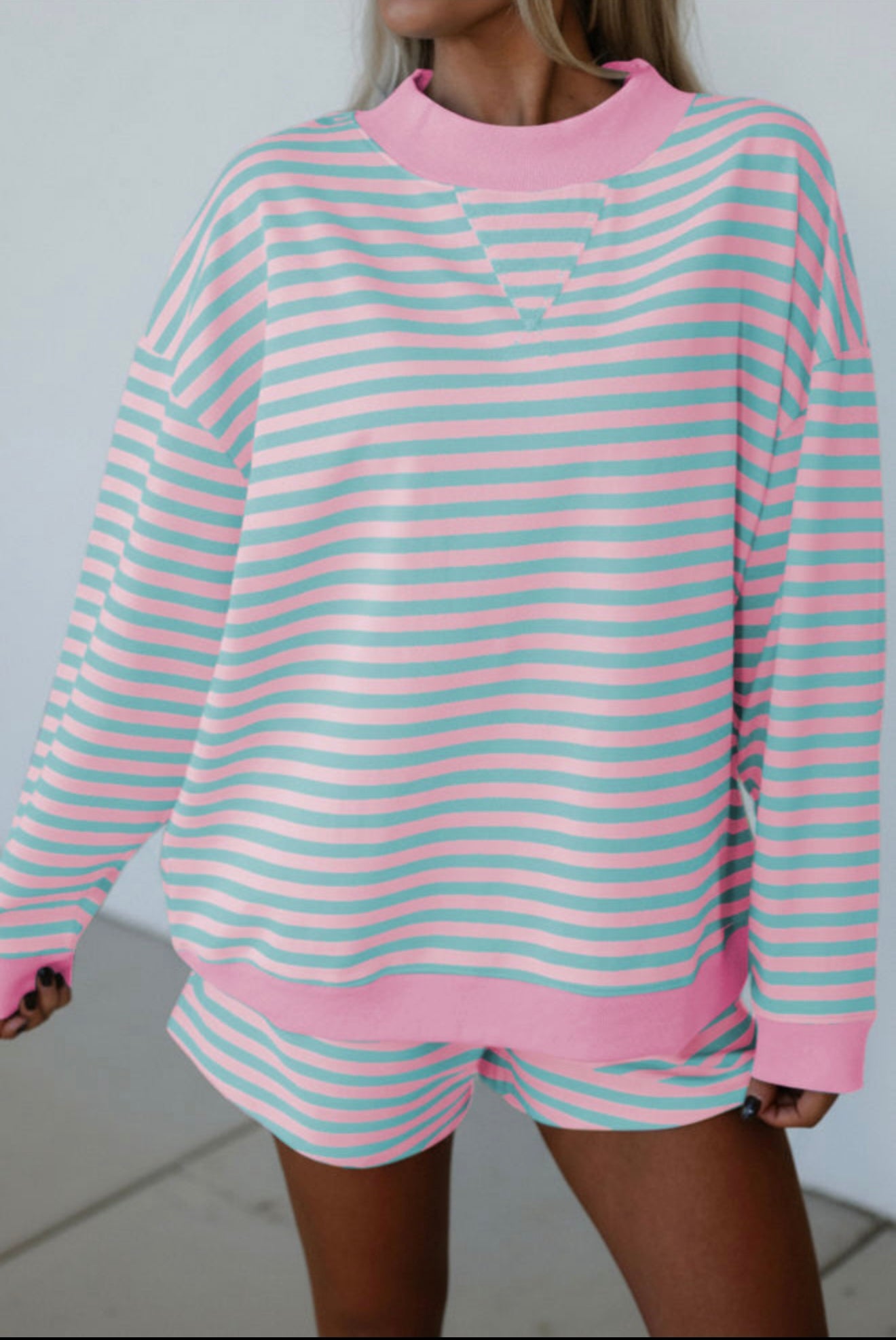 PINK STRIPE SET