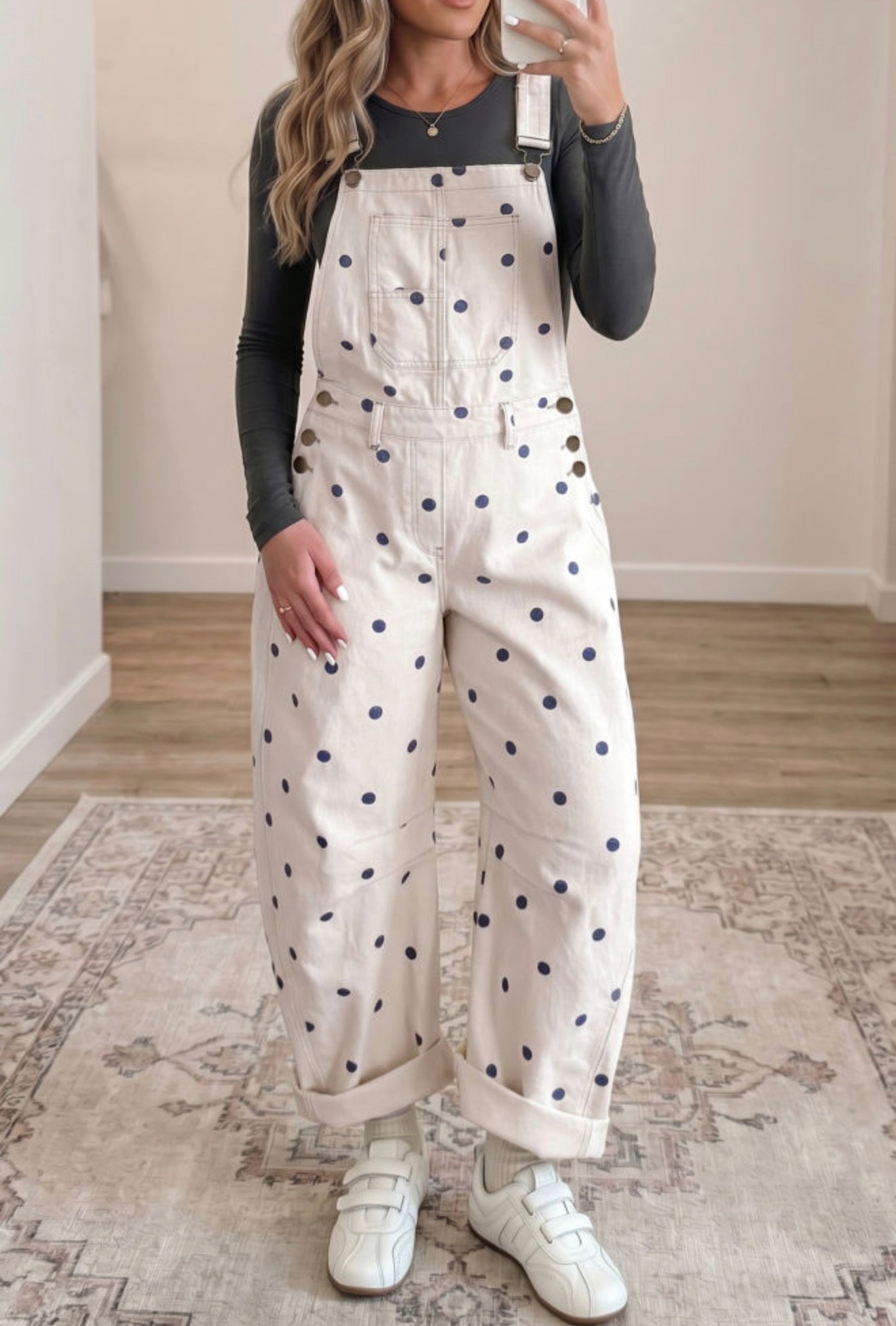 POLKA DOT OVERALLS