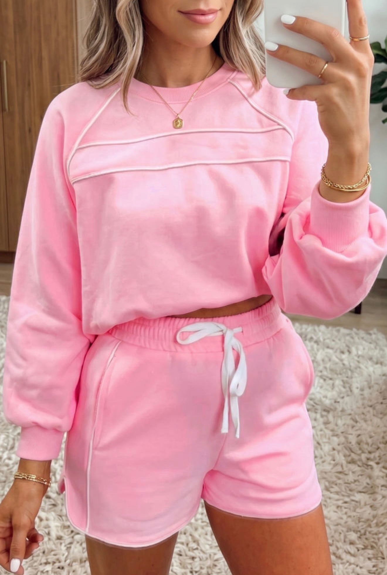 PINK PULLOVER SET