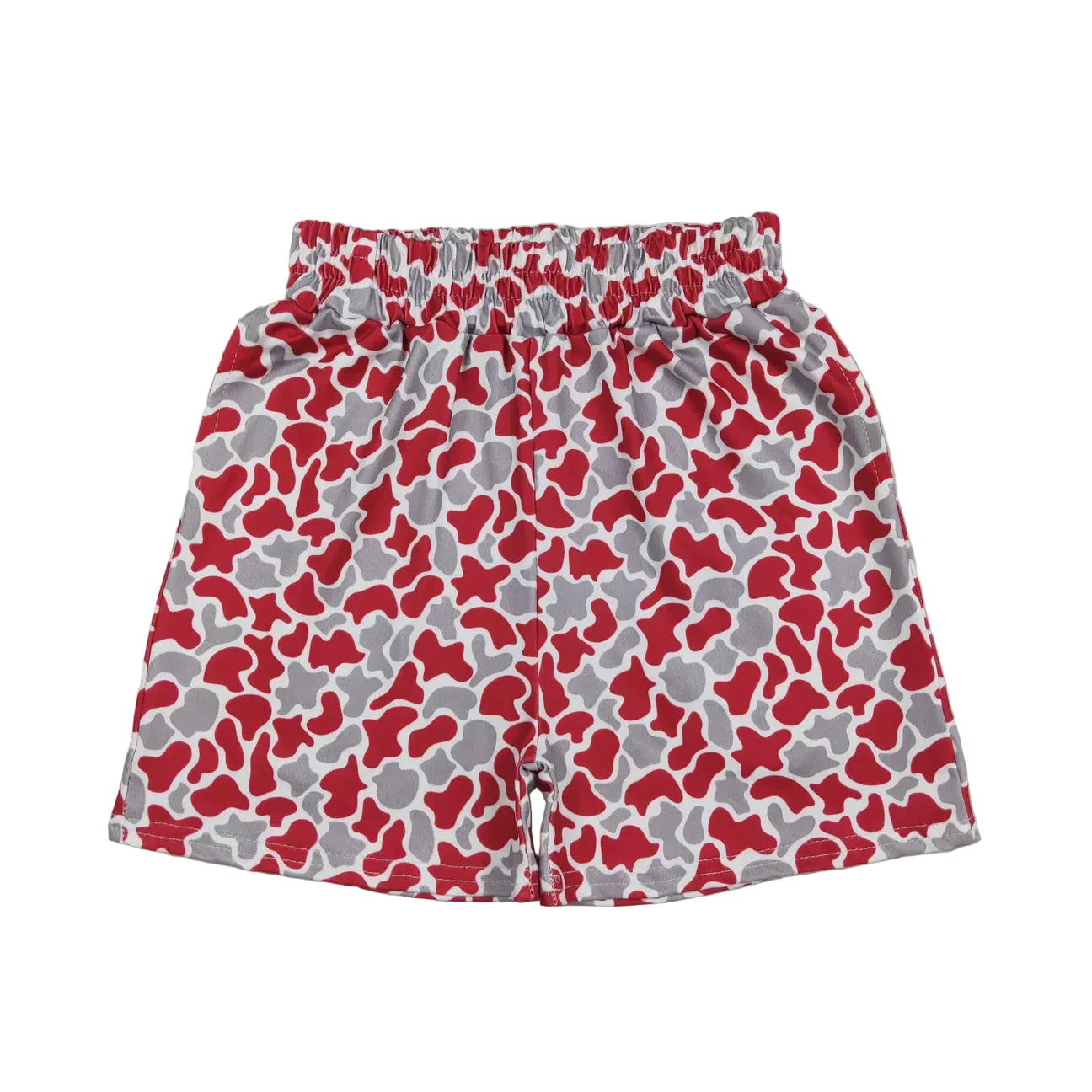 RED CAMO SHORTS- BOYS