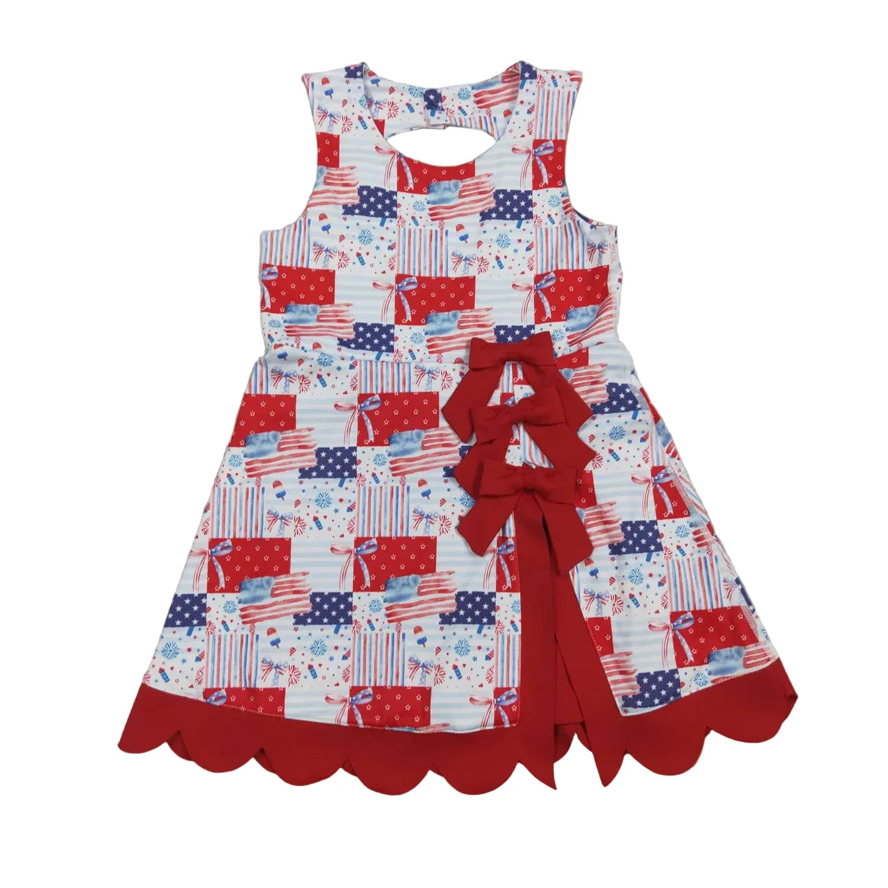 PATCHWORK 4TH OF JULY DRESS
