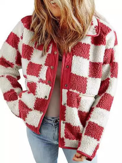 CHECKERED FLEECE