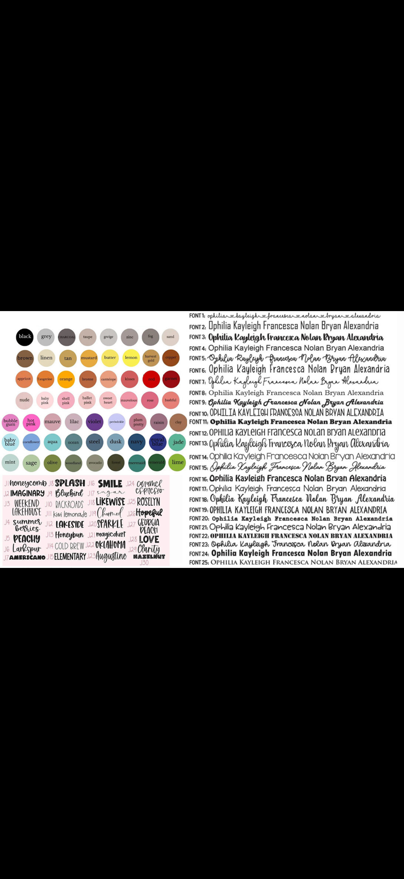 NAME GOWN SET
