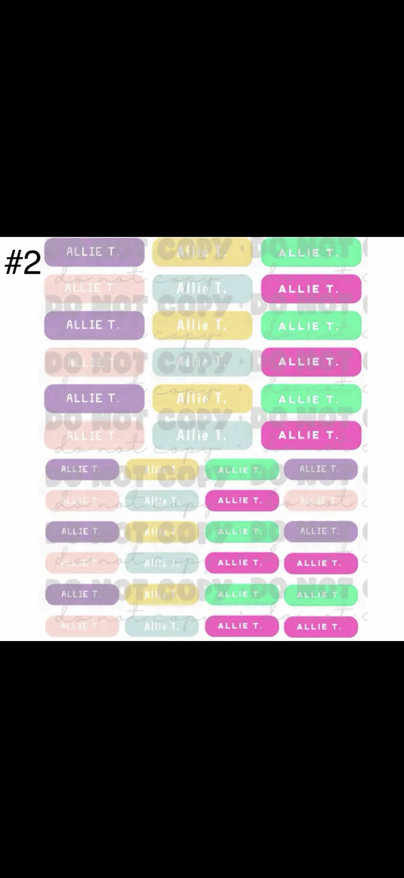 NAME LABELS