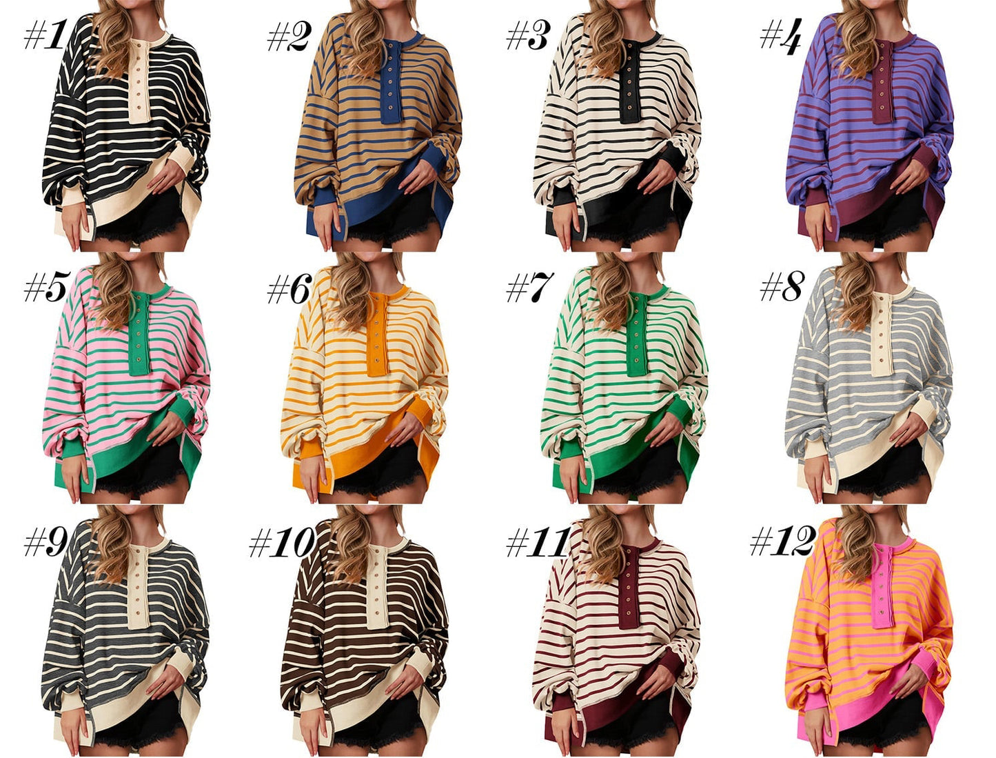 STRIPED PULLOVER