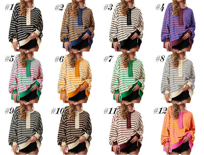 STRIPED PULLOVER