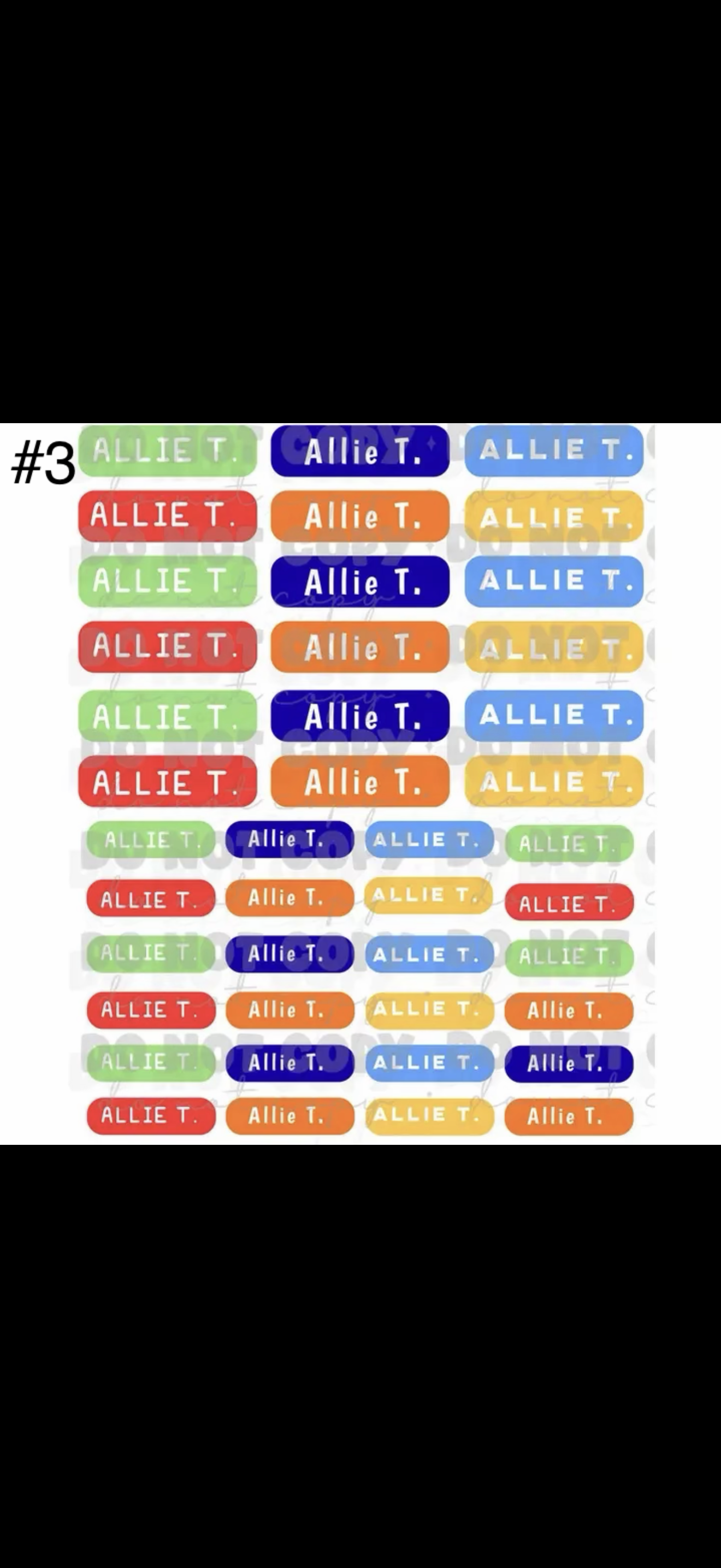 NAME LABELS