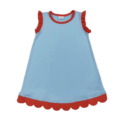 SCALLOP EDGE DRESSES