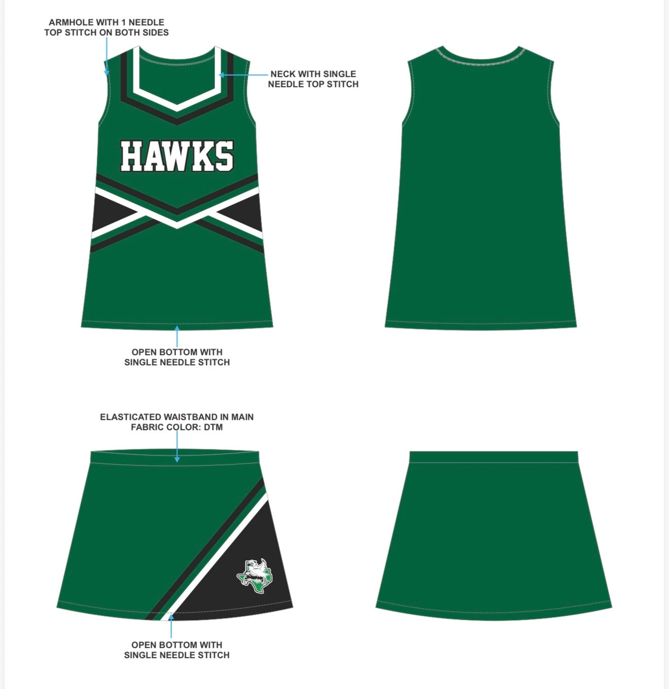 CHEER UNIFORMS
