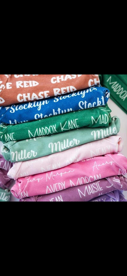 NAME GOWN SET
