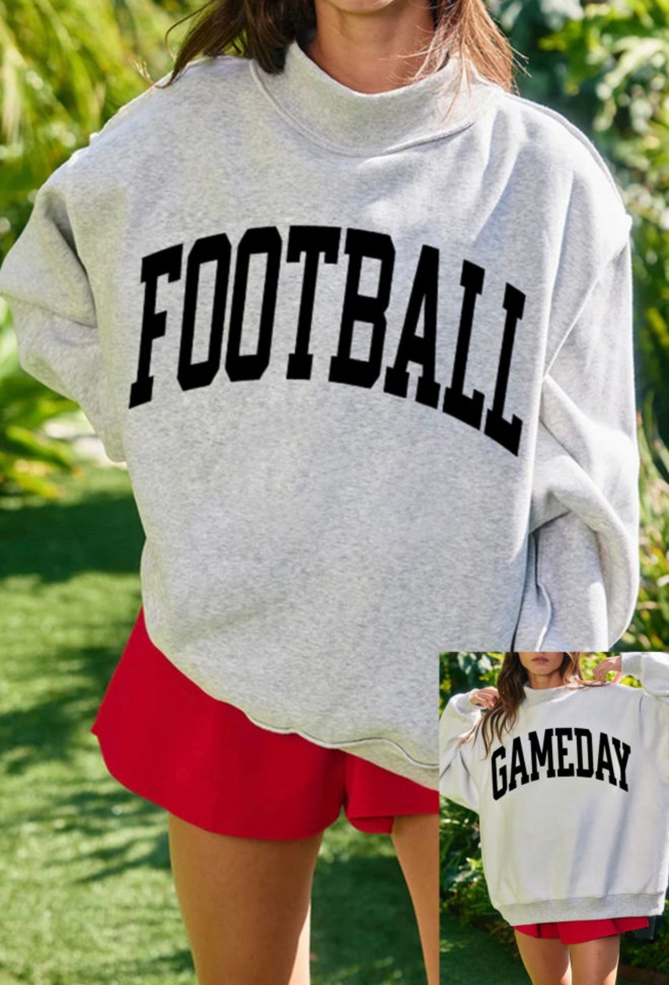 FOOTBALL MOCK NECK