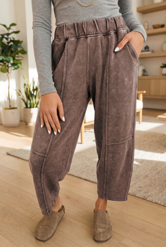 MINERAL WASH PANTS