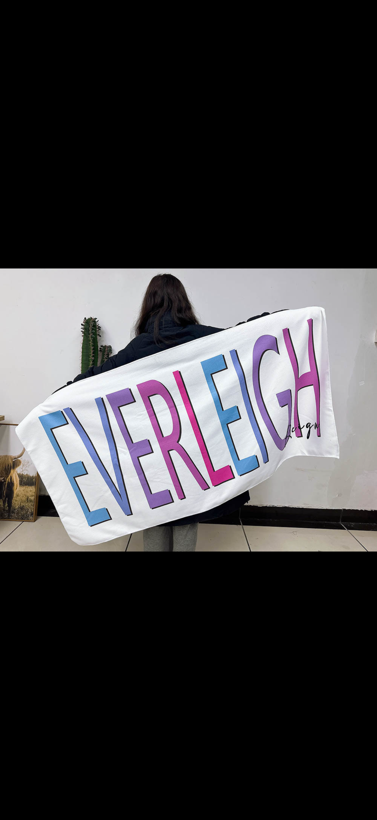 CUSTOM BEACH TOWEL