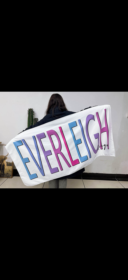 CUSTOM BEACH TOWEL