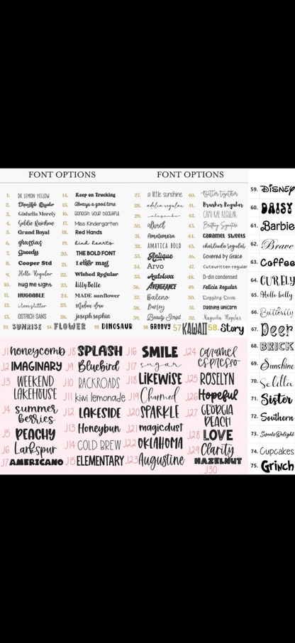 NAME BLANKET