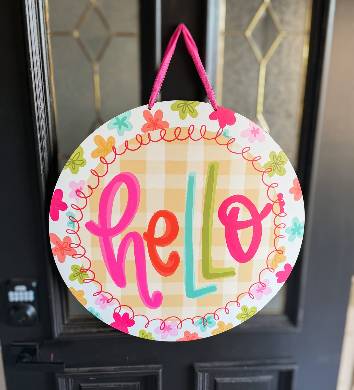 HELLO DOOR HANGER