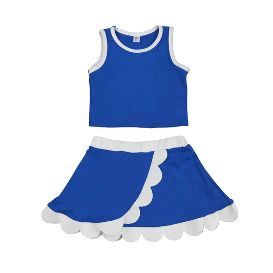 BLUE SCALLOP YOGA SET