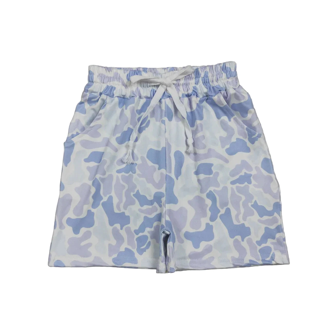 BLUE CAMO SHORTS- BOYS