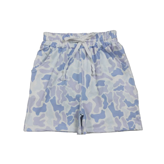 BLUE CAMO SHORTS- BOYS