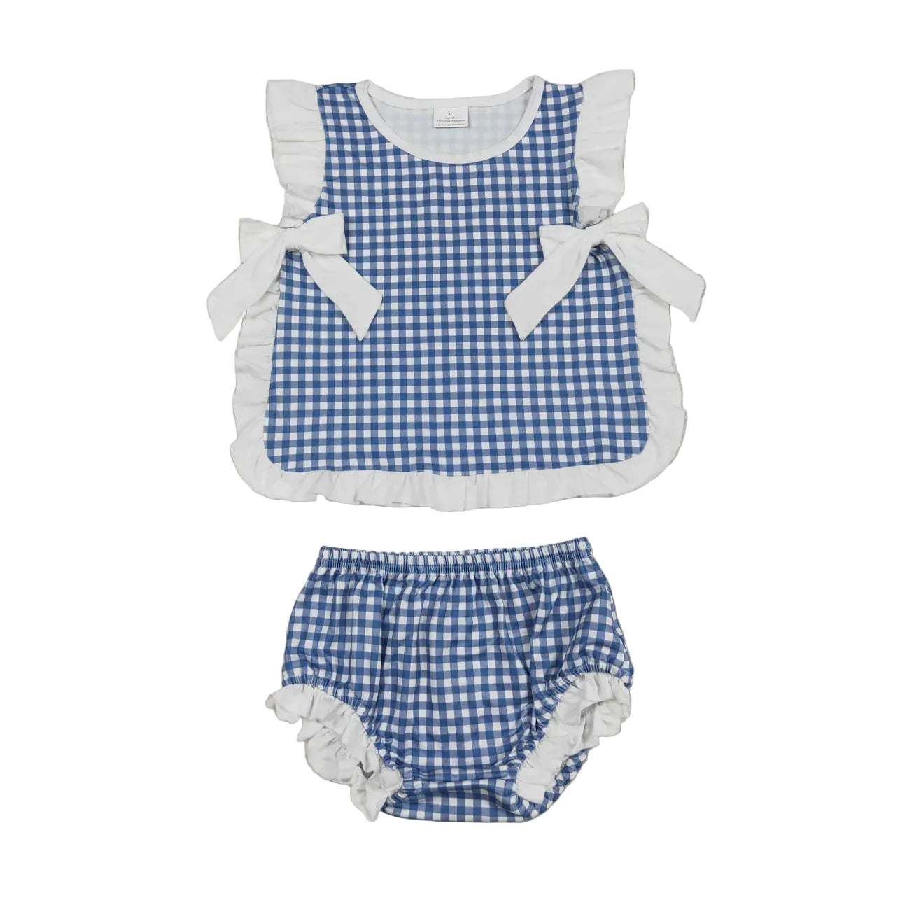 BLUE PLAID SET