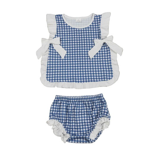 BLUE PLAID SET