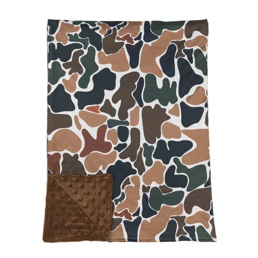CAMO BABY MINKY BLANET