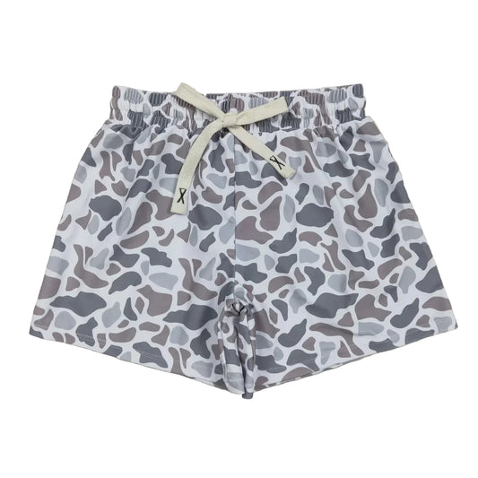 YOUTH CAMO SWIM TRUNKS