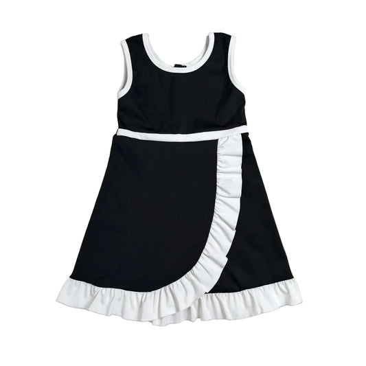 BLACK YOGA DRESS