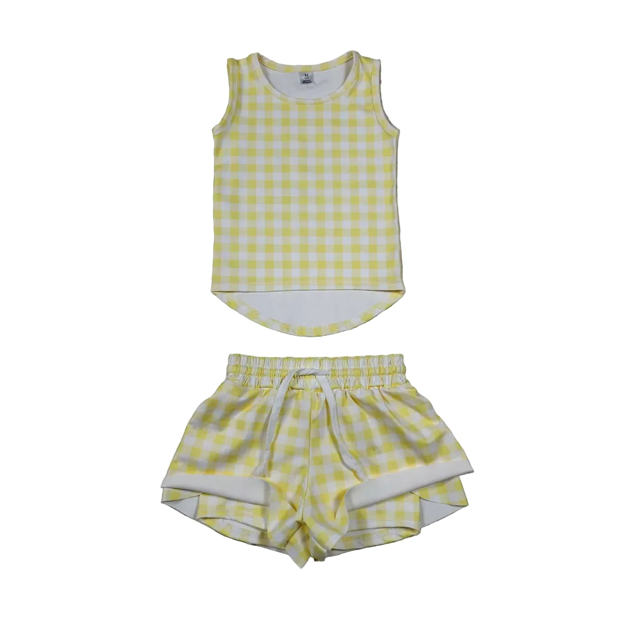 YELLOW GINGHAM SET