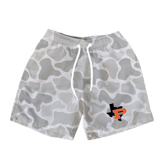 ADULT GREY CAMO SHORTS