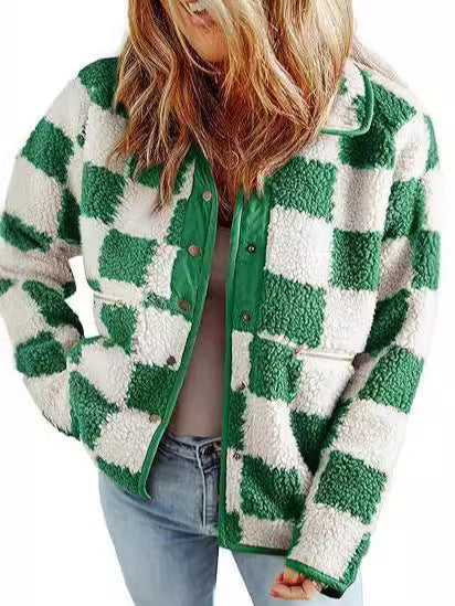 CHECKERED FLEECE