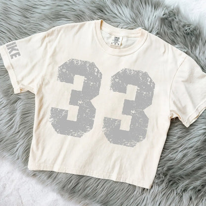 BOXY NUMBER TEE