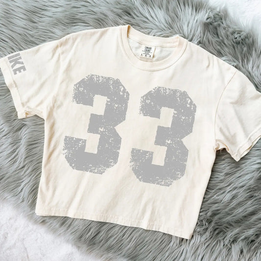 BOXY NUMBER TEE