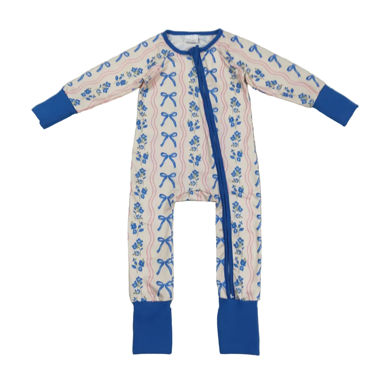 BLUE FLORAL SLEEPER